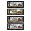 Trendy Decor 4U "Four Seasons Collection II" Framed Wall Art; Modern Home Decor Framed Print for Living Room; Bedroom & Farmhouse Wall Decoration by B