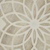 Leah Round Two-tone Medallion Wall Decor