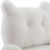 Orisfur. Swivel Accent Chair; Teddy Short Plush Particle Velvet Armchair; 360 Degree Swivel Barrel Chair for Living Room; Hotel; Bedroom; Office; Loun