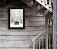 Trendy Decor 4U "Antique Christmas" Framed Wall Art; Modern Home Decor Framed Print for Living Room; Bedroom & Farmhouse Wall Decoration by Lori Deite