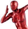 Glossy Wall Sculpture 13" Runner, Shiny Red