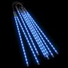 Meteor Lights 8 pcs 2 ft Blue 288 LEDs Indoor Outdoor