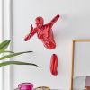 Glossy Wall Sculpture 13" Runner, Shiny Red