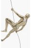 Gold, Metallic Red, & Chrome Wall Sculpture Climbing Set