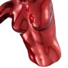 Glossy Wall Sculpture 13" Runner, Shiny Red