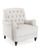 Butner Tufted Arm Chair - Oatmeal