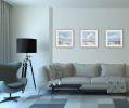 Trendy Decor 4U "Beautiful Day I; II; III" Framed Wall Art; Modern Home Decor 3 Piece Vignette for Living Room; Bedroom & Farmhouse Wall Decoration by