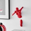 Glossy Wall Sculpture 13" Runner, Glossy Red
