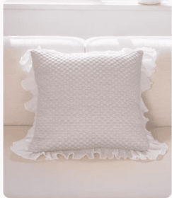 Modern And Minimalist Living Room Sofa Pillow Cover (Option: Grey-Single pillowcase)
