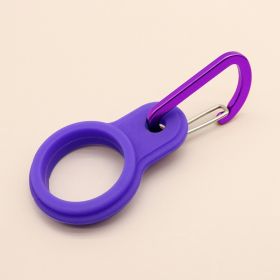 Outdoor Mountaineering Kettle Silicone Hook (Option: Purple-1PCS)