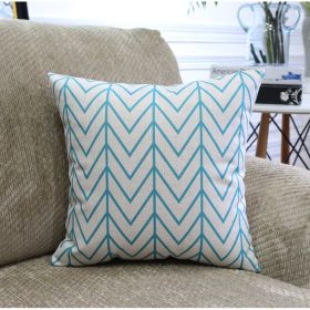 Nordic Color Geometric Throw Pillows (Option: Q4672-45x45cm)