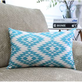 Nordic Color Geometric Throw Pillows (Option: Q4679 Long pillow-30x50cm)