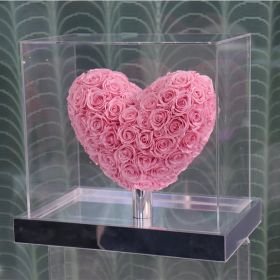 Fashion Simple Love Rose Decoration Gift Box (Option: Full Flower Sweet Powder)