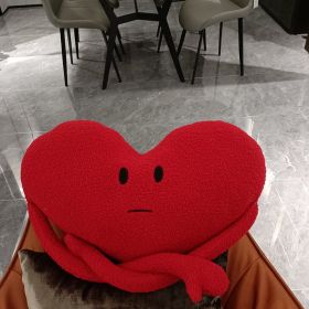 Healing Love Arm Villain Pillow (Option: Red Love Pillow Cute-45x 30cm)