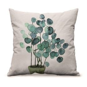 Modern Minimalism Linen Pillow Cover (Option: Color 7-45x45cm)