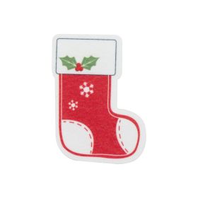 Christmas Cartoon Printed Scouring Pad Spong Mop (Option: 2 Style)
