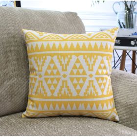 Nordic Color Geometric Throw Pillows (Option: Q4668-45x45cm)