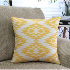 Nordic Color Geometric Throw Pillows (Option: Q4670-45x45cm)