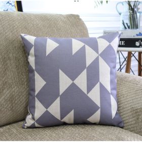 Nordic Color Geometric Throw Pillows (Option: Q4676-45x45cm)