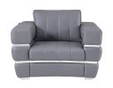Global United Top Grain Italian Leather Chair