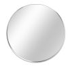32 IN Metal Round mirror
