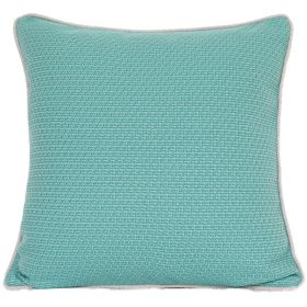 Modern And Minimalist Nordic Style Cotton And Linen Pillow (Option: Lake green-Pillowcase-45x45cm)