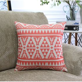 Nordic Color Geometric Throw Pillows (Option: Q4677-45x45cm)