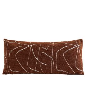 Living Room Sofa Art Line Pillow (Option: Lumbar pillow1 30x65cm-Pillow)