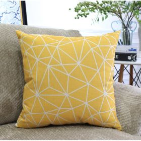 Nordic Color Geometric Throw Pillows (Option: Q4669-45x45cm)