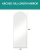 65 x 22 In Matel Arch Stand full-length mirror