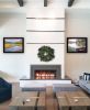 "Serene Water" 2-Piece Vignette by Bluebird Barn and William Hawkins; Ready to Hang Framed Print; Black Frame