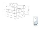 Global United Top Grain Italian Leather Chair
