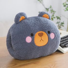 Intervene In Office Siesta Pillow (Option: Black Bear-38X28CM)