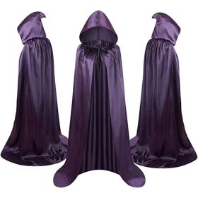 Halloween Party Demon Children's Cloak (Option: Purple-140cm)